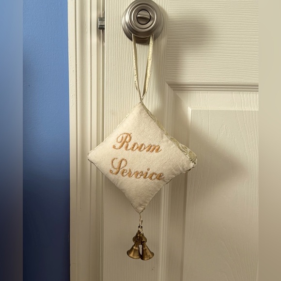 “Room Service” “Do Not Disturb” - Guest Bedroom Door Hanger - Picture 1 of 7